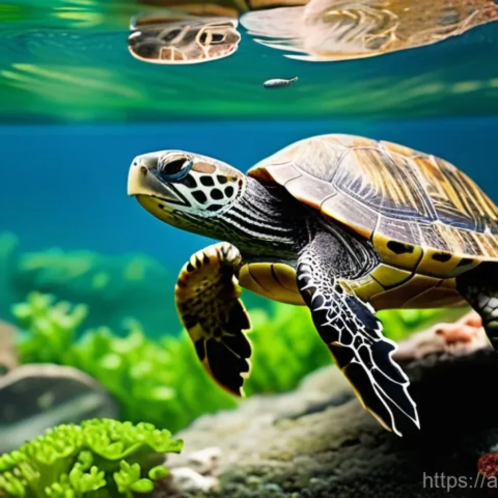 수생 거북이 먹이 추천 - **Prompt 1: A Thriving Water Turtle in a Pristine Habitat**
"A vibrant, healthy water turtle, su...